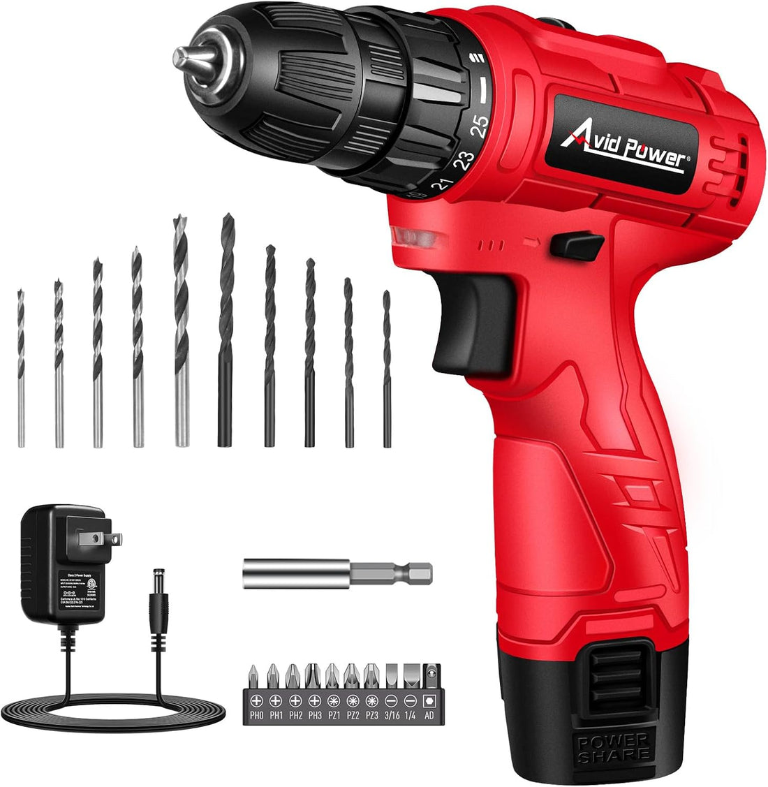 Cordless Drill Kit | 12V Power Drill Set