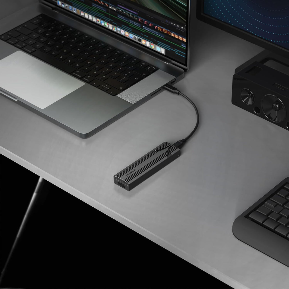 Portable NVMe SSD Enclosure For Ultra Fast Storage encalife
