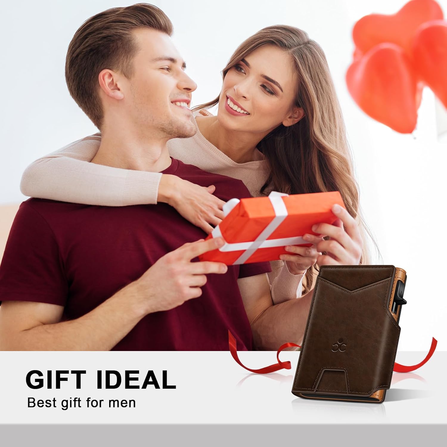 Slim Wallets for Men I Pop-Up Card Holder encalife