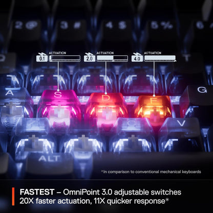 SteelSeries Apex Pro TKL White Gaming Keyboard encalife