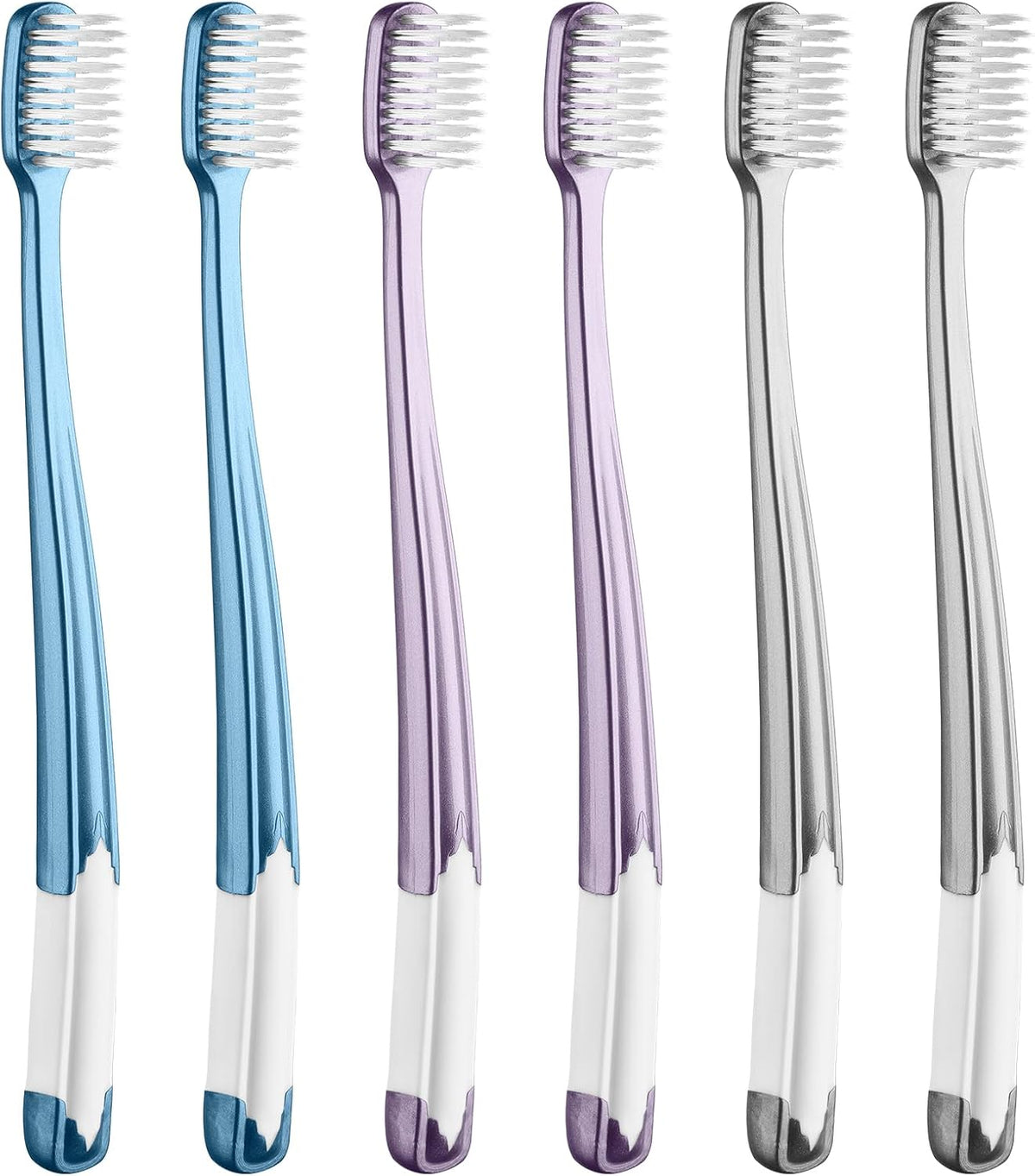 Soft Toothbrushes with Travel Covers encalife