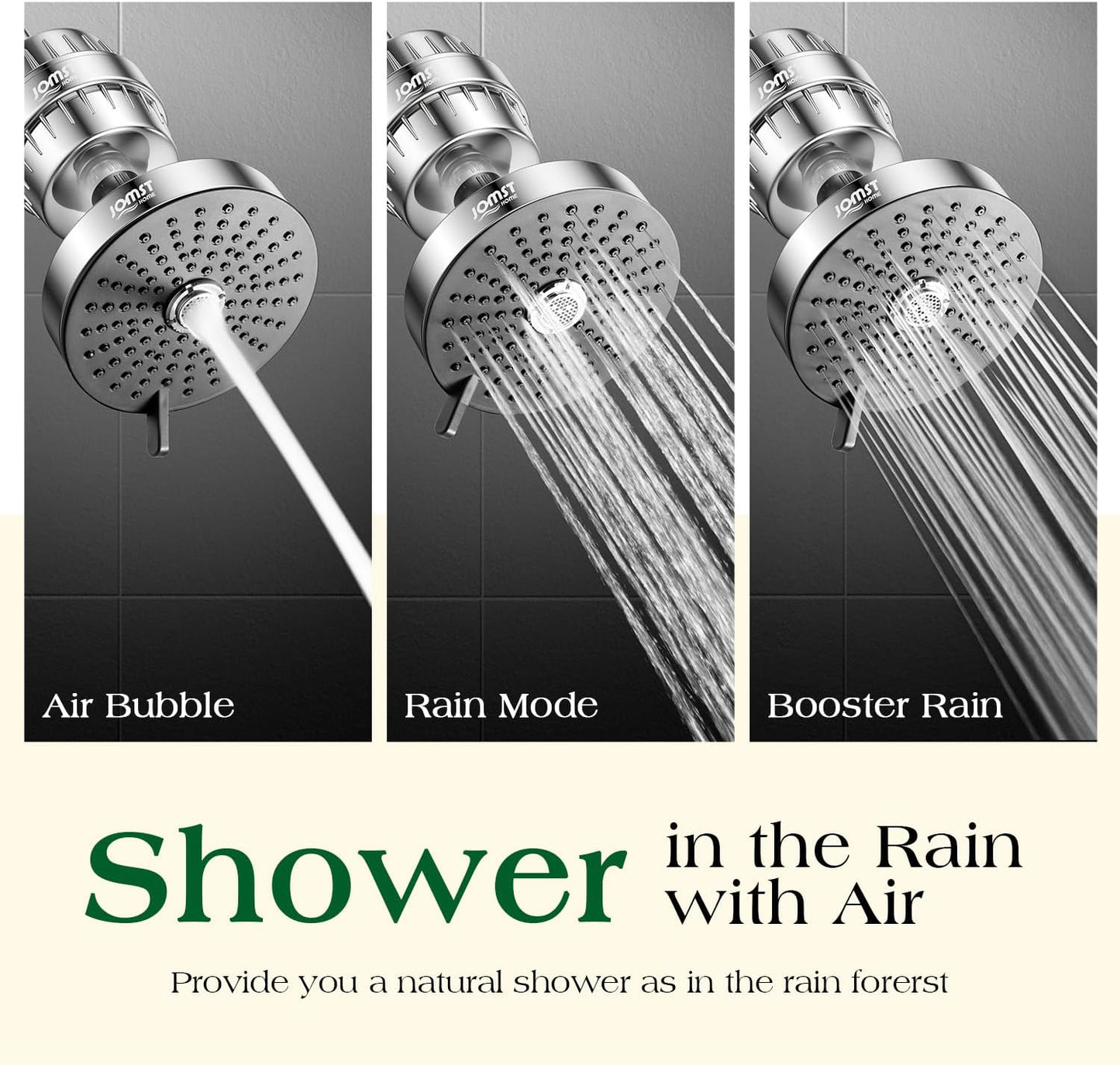 Filtered High Pressure I Shower Head encalife
