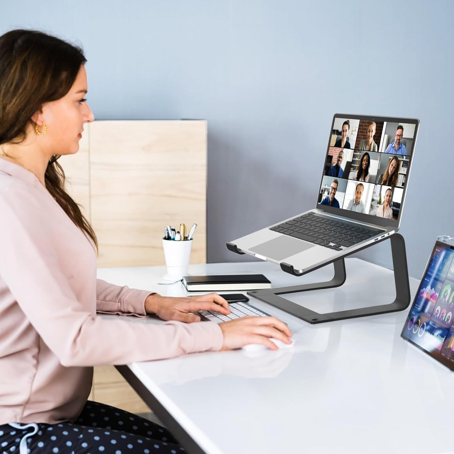 Portable Metal Laptop Stand for Office Desk encalife
