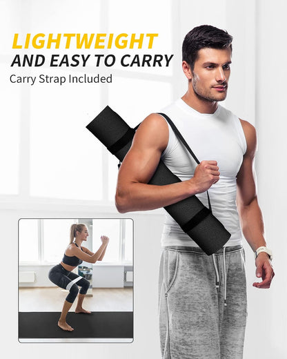 Extra Long Wide Yoga Mat 6mm encalife