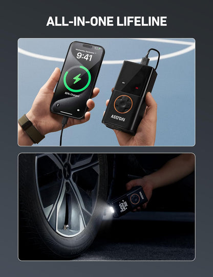 Cordless Tire Inflator For Fast Roadside Emergencies encalife