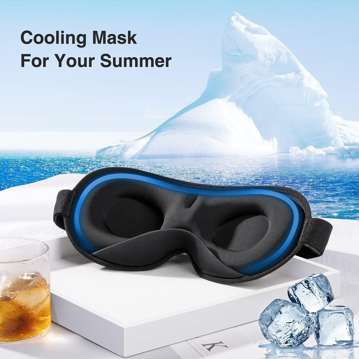 Weighted Sleep Mask for Deeper Restful Sleep encalife