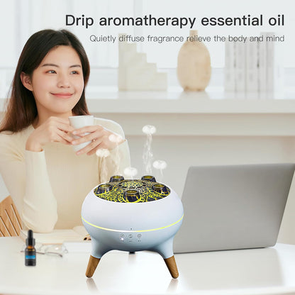 Jellyfish Humidifier Diffuser With Mist Light Remote encalife