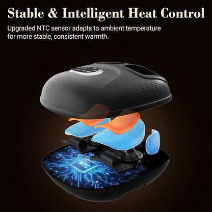 Heated Foot Massager With Deep Kneading Compression Therapy encalife