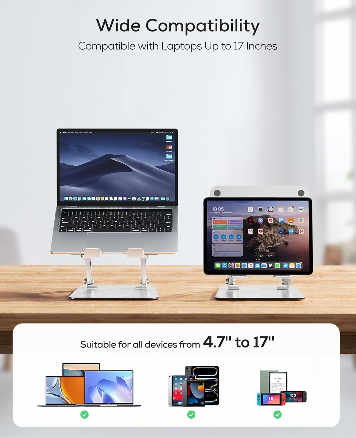 Adjustable Foldable Laptop Stand Pro encalife