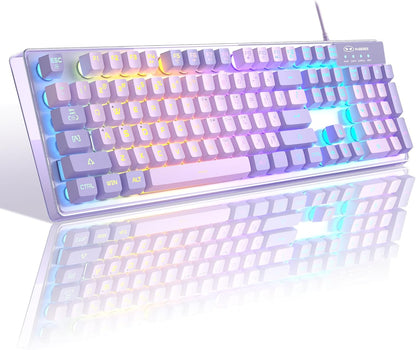 Gaming Keyboard Mouse Combo RGB Wired Set encalife