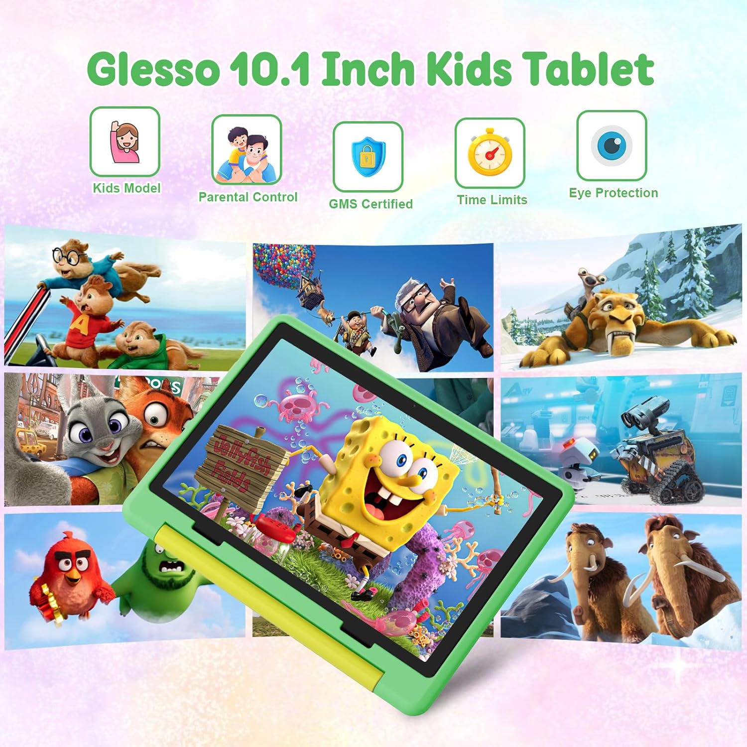 Android 10 Inch Tablet for Kid with Case encalife