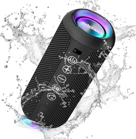 24W Waterproof Bluetooth Speaker With Deep Bass encalife