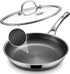 Non-Stick 12-Inch Hybrid Frying Pan With Lid