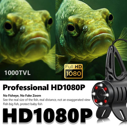 1080P Underwater Fishing Camera Fish Finder Camera encalife