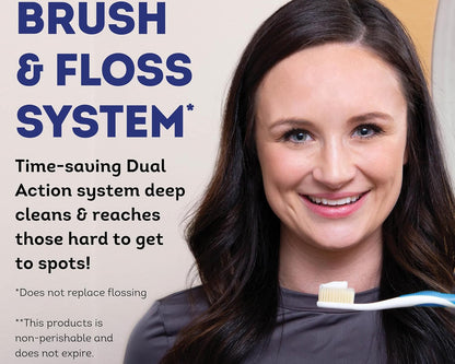 Soft Bristle Flossing Toothbrush 4-Pack encalife