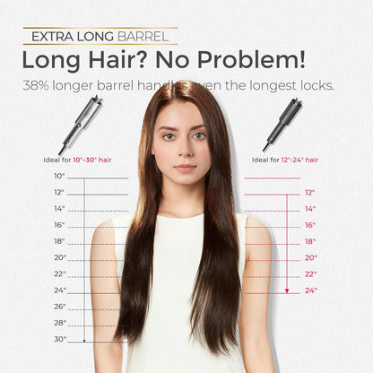 Automatic Curling Iron | TYMO Rapid Heating Rotating Hair Curler encalife