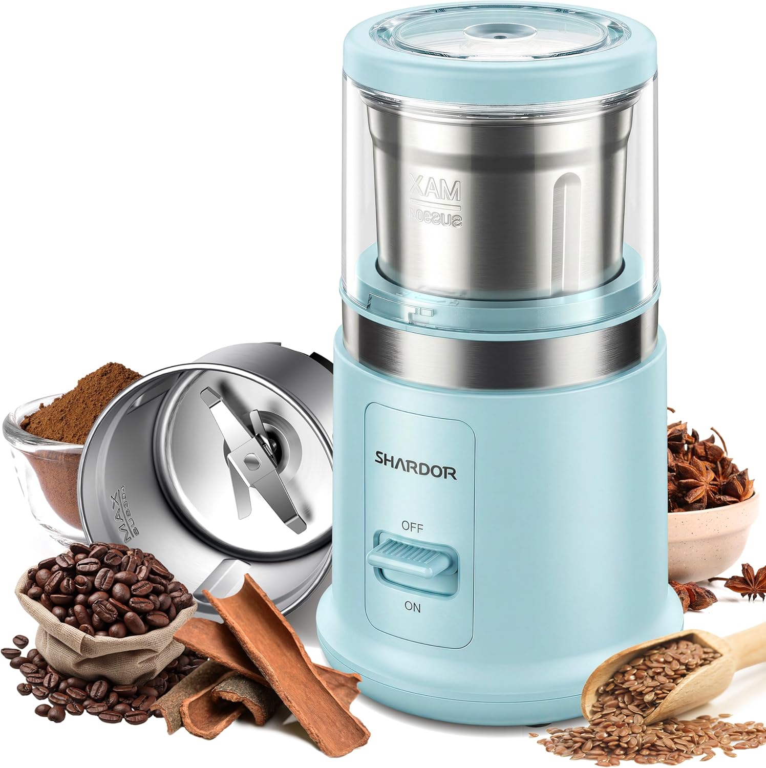 Silent Coffee Grinder Electric encalife