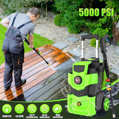 Pressure Washer | 5000 PSI Heavy Duty Cleaner encalife