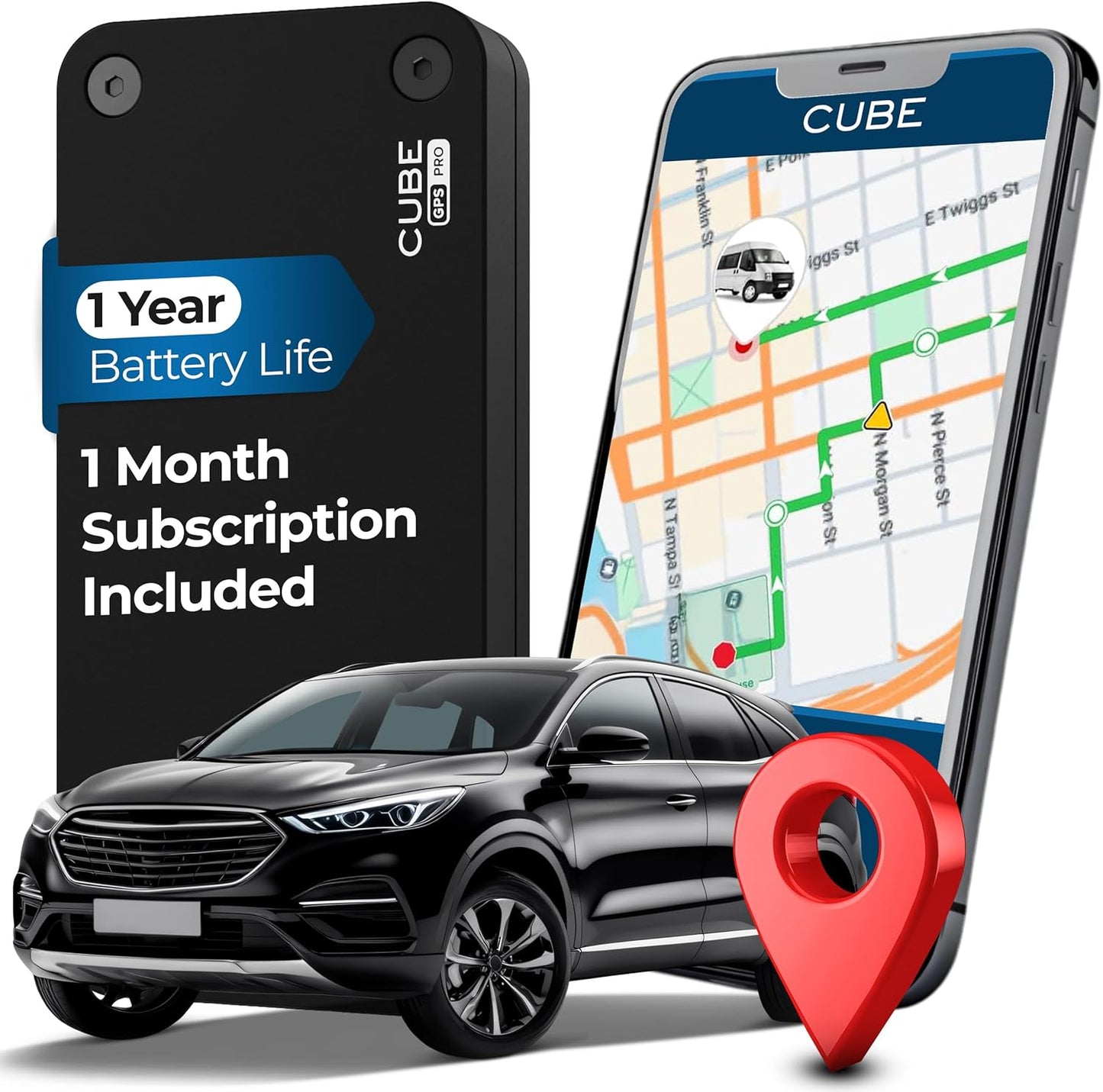 GPS tracker hidden magnetic waterproof device for car fleet tracking - Encalife