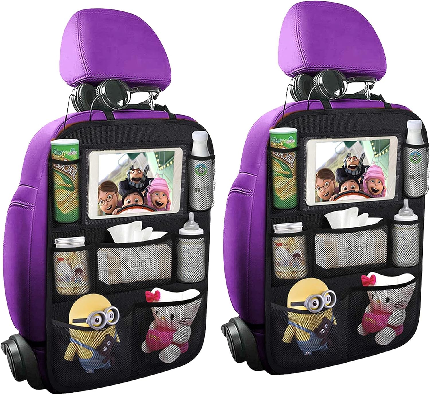 Heavy Duty Backseat Car Organizer with Tablet Holder encalife