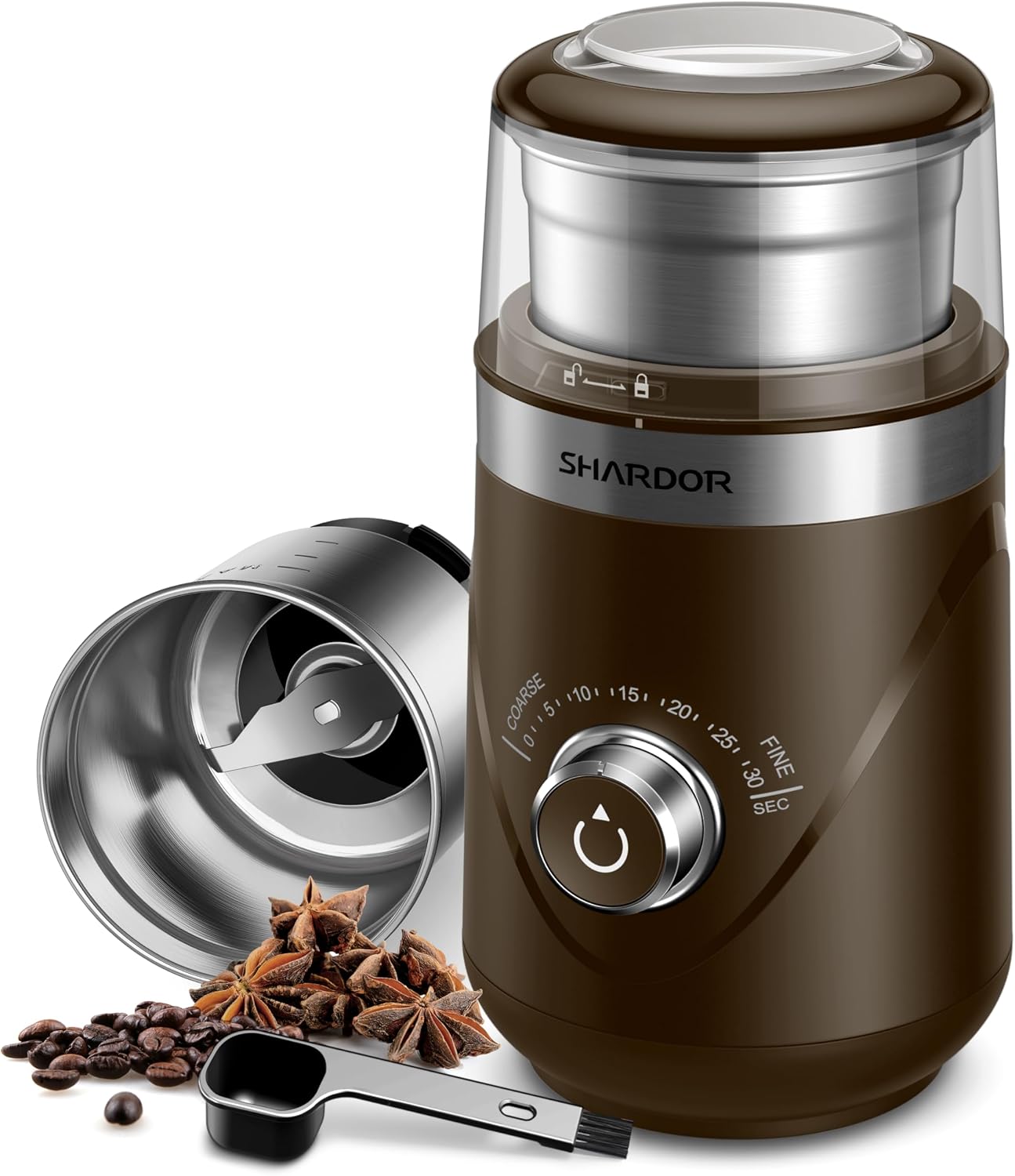 Quiet Electric Coffee Grinder – 2.5 oz encalife