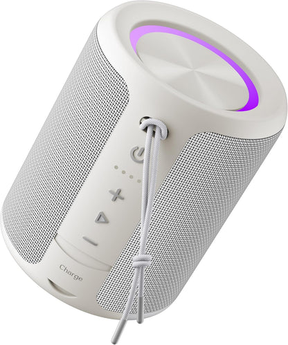Waterproof 20W Bluetooth Speaker With Party Lights encalife