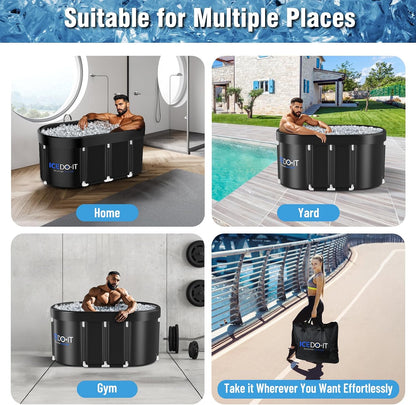 Portable Cold Plunge Tub for Muscle Recovery encalife