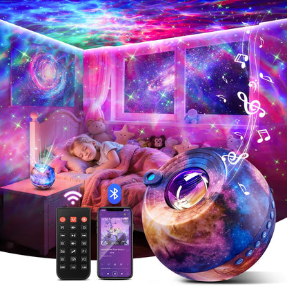 4-in-1 Galaxy Projector Starry Sky Night Light encalife