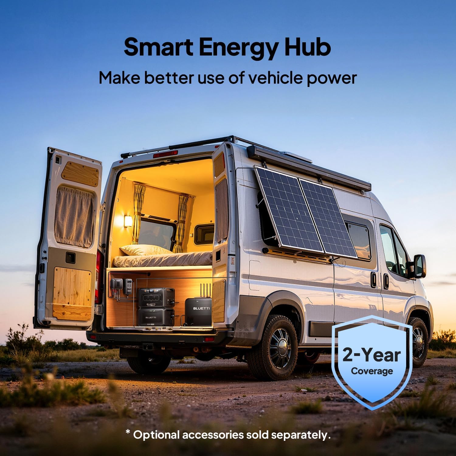 BLUETTI 1200W DC-DC Car Solar Charger I Power Stations encalife