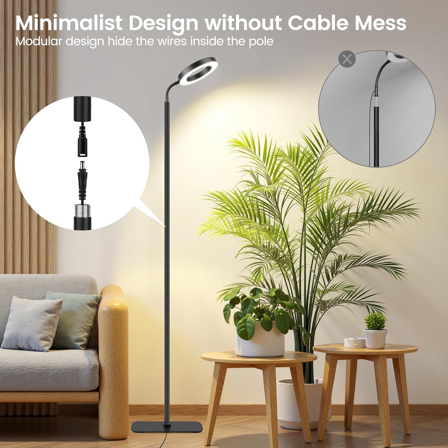 Grow Lights for Indoor Plants Floor Lamp encalife