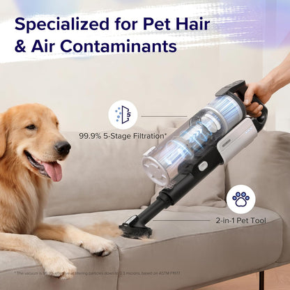 LEVOIT Lightweight Tangle Resistant Cordless Vacuum encalife
