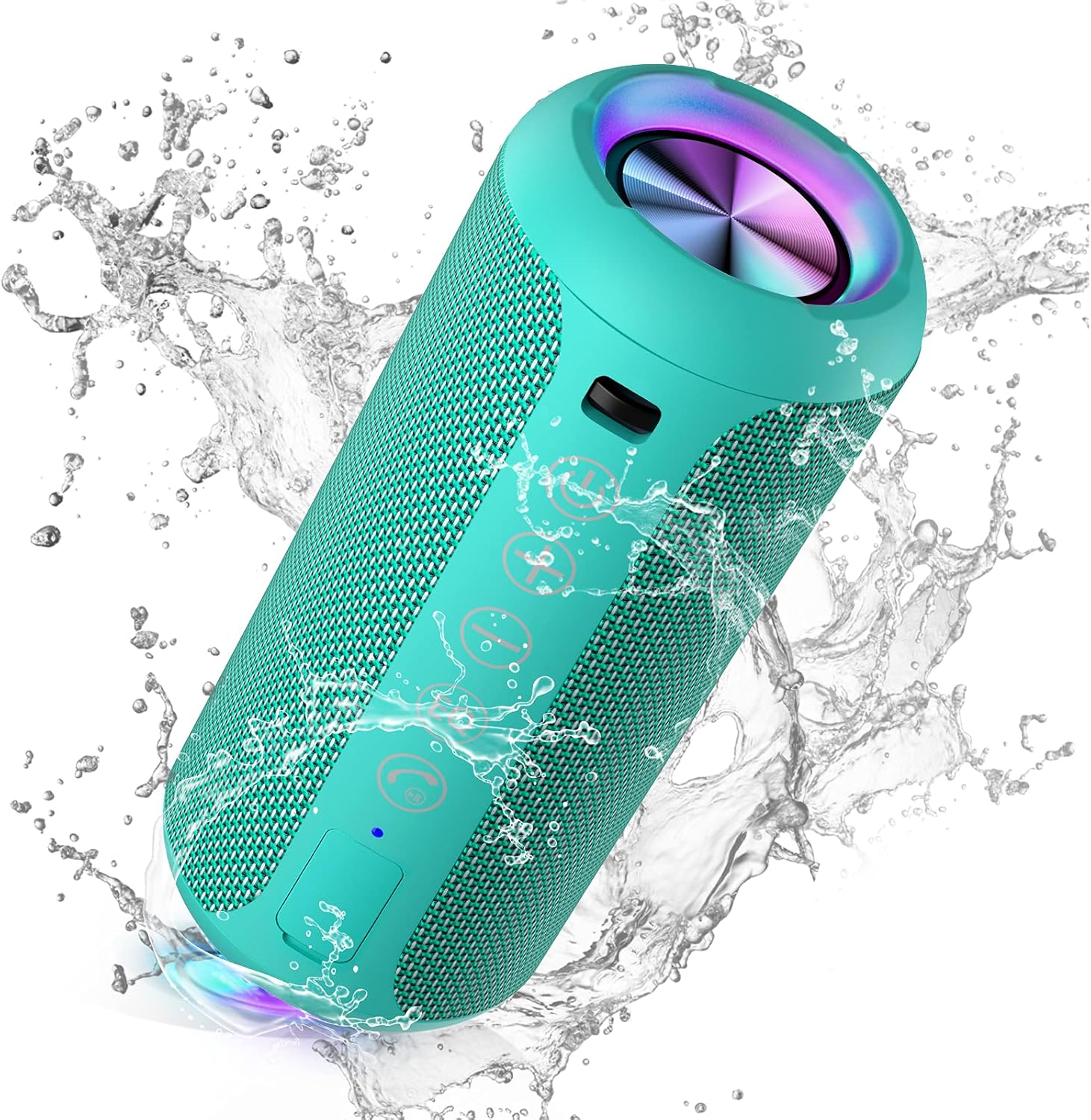24W Waterproof Bluetooth Speaker With Deep Bass encalife