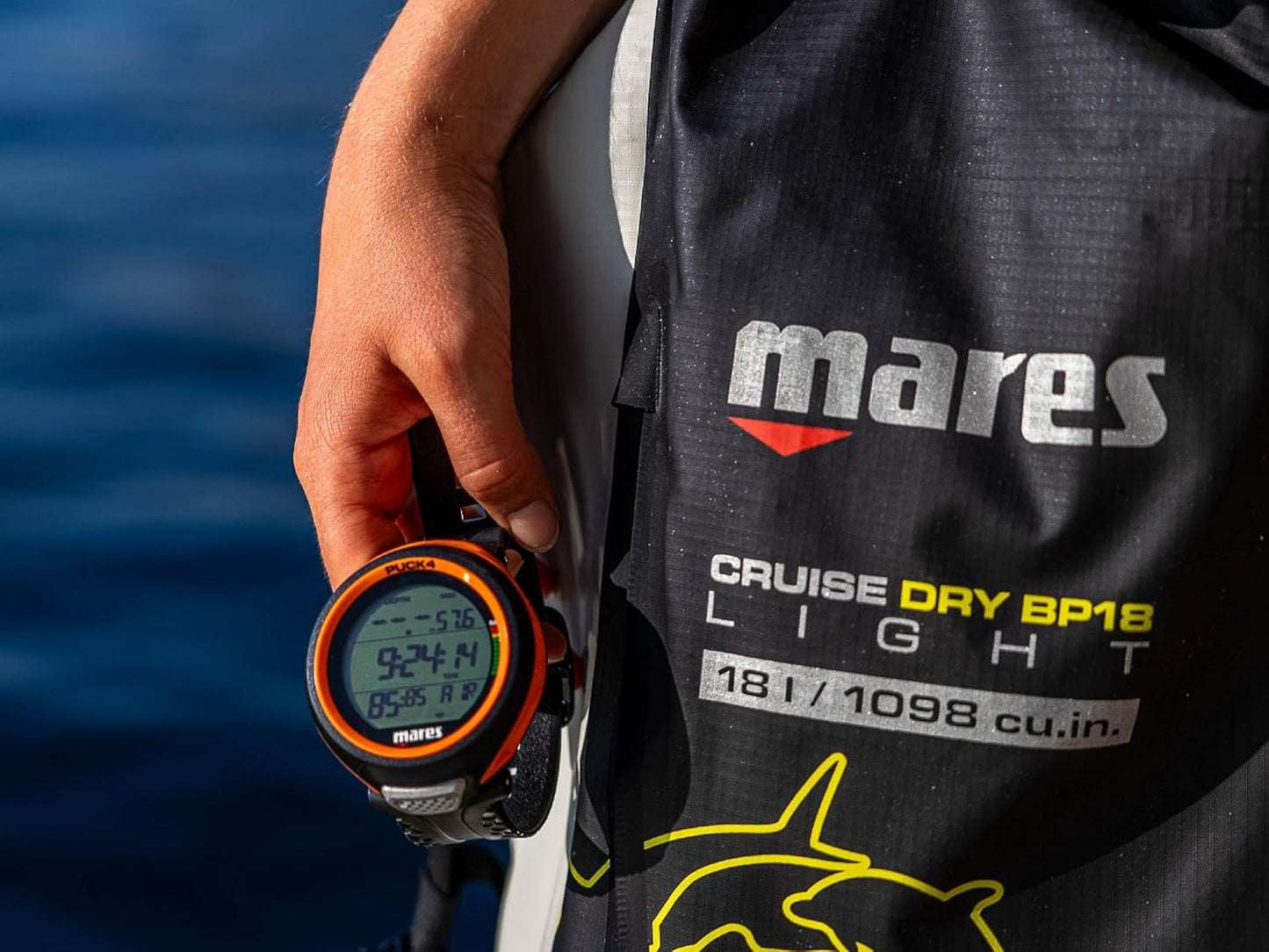 Mares Puck 4 Orange Dive Computer encalife