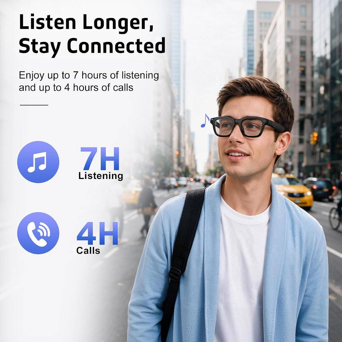 Glasses AI Camera Translation Smart Eyewear encalife