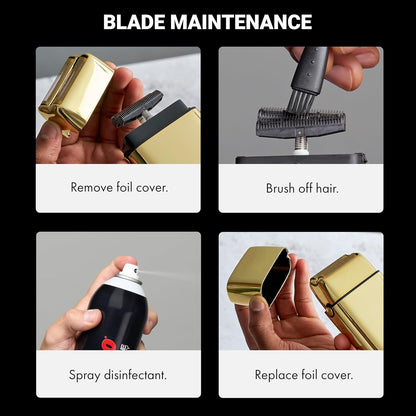 BaBylissPRO Double Foil Electric Razor Men Travel Shaver encalife