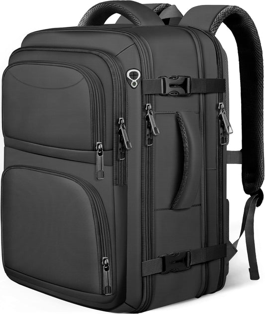 Expandable travel backpack carry on bag
