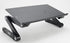 Black portable laptop stand for desk bed and couch