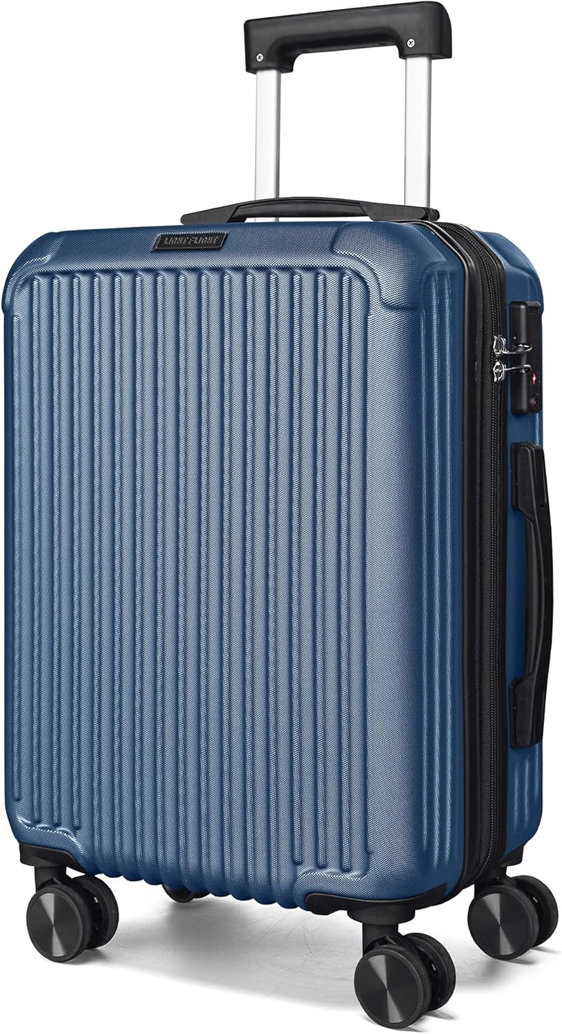 Carry-On Luggage I 22x14x9 Hardside Spinner Suitcase