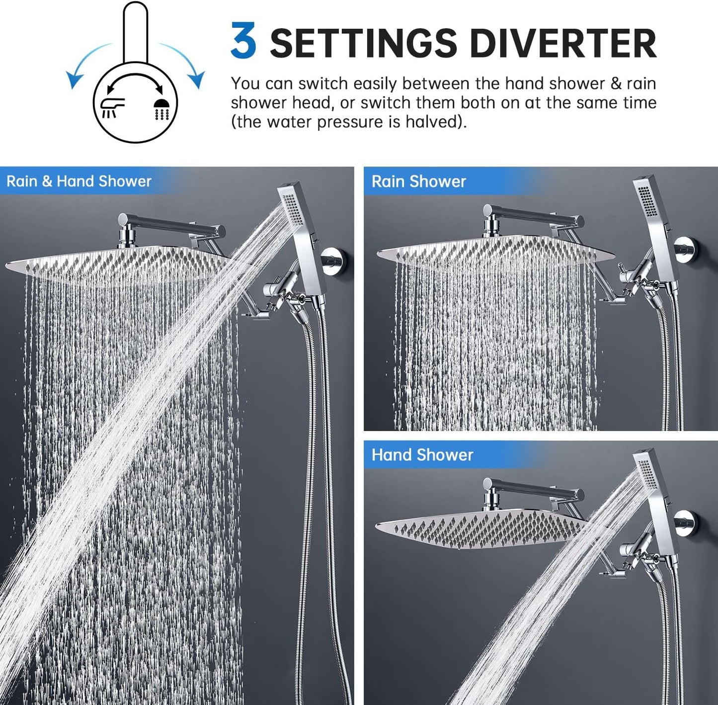 G-Promise Rain & Handheld Shower Head encalife