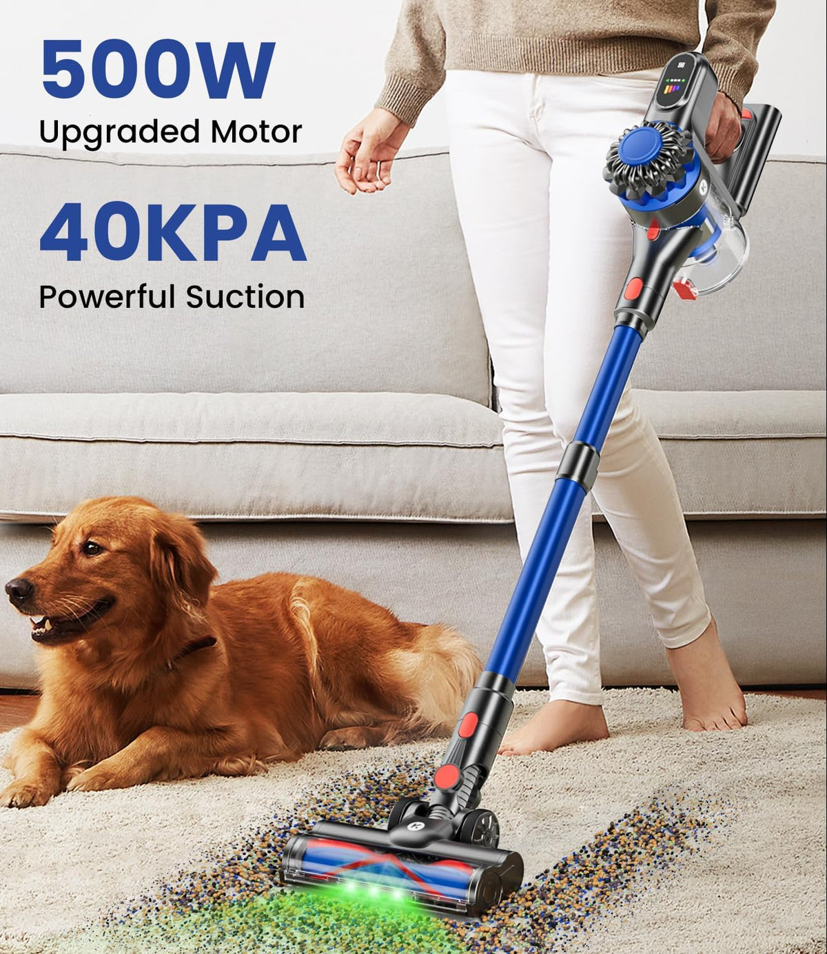 Powerful Cordless Vacuum With LED Display encalife