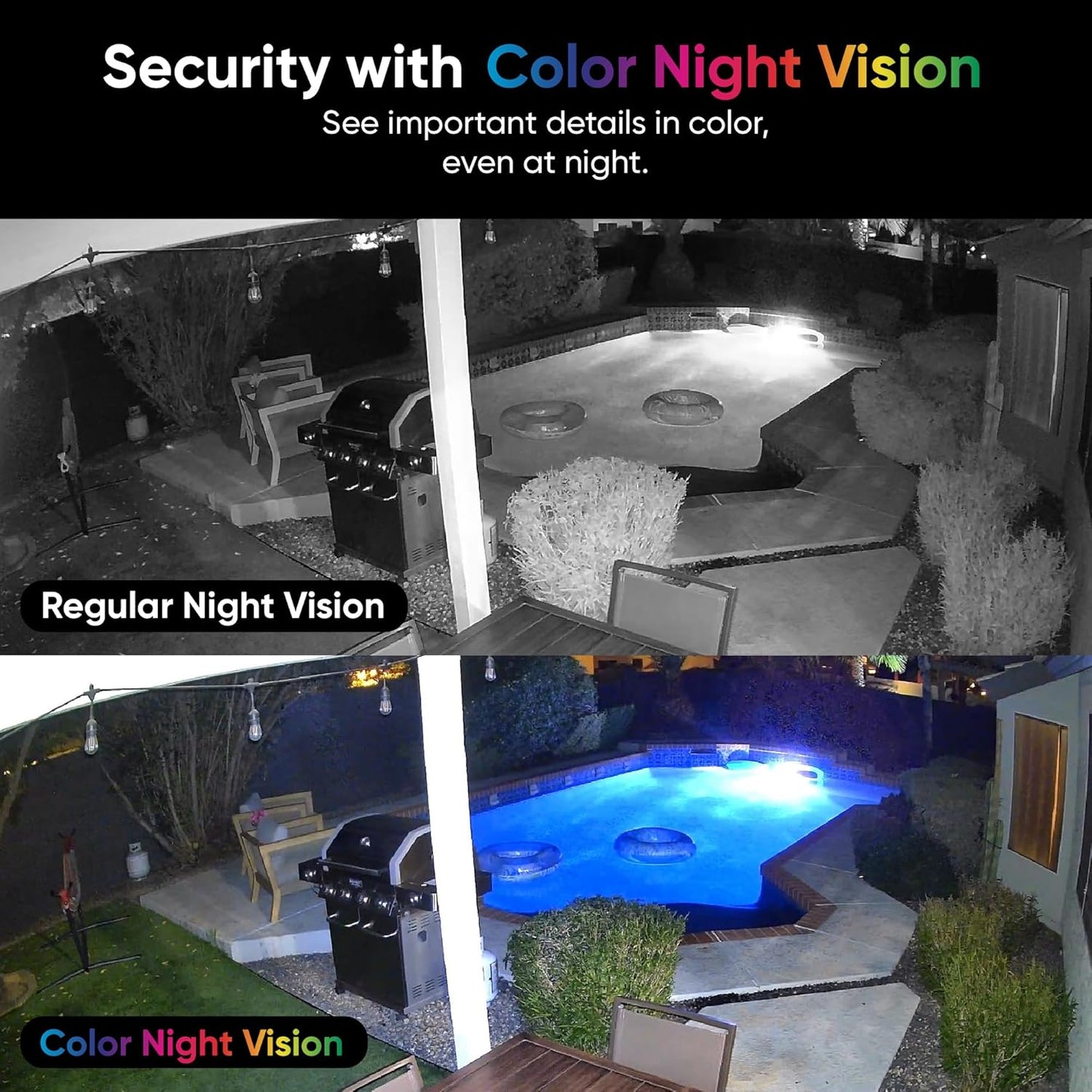 Wyze Cam v4 2.5K Security Camera I Indoor/Outdoor encalife