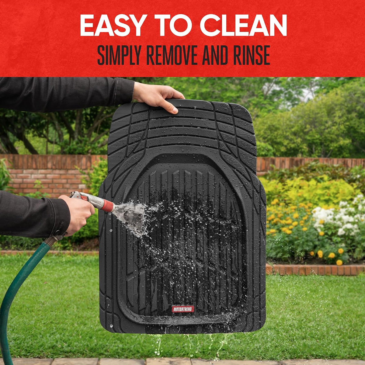 Universal Trim-to-Fit All-Weather Car Floor Mats encalife