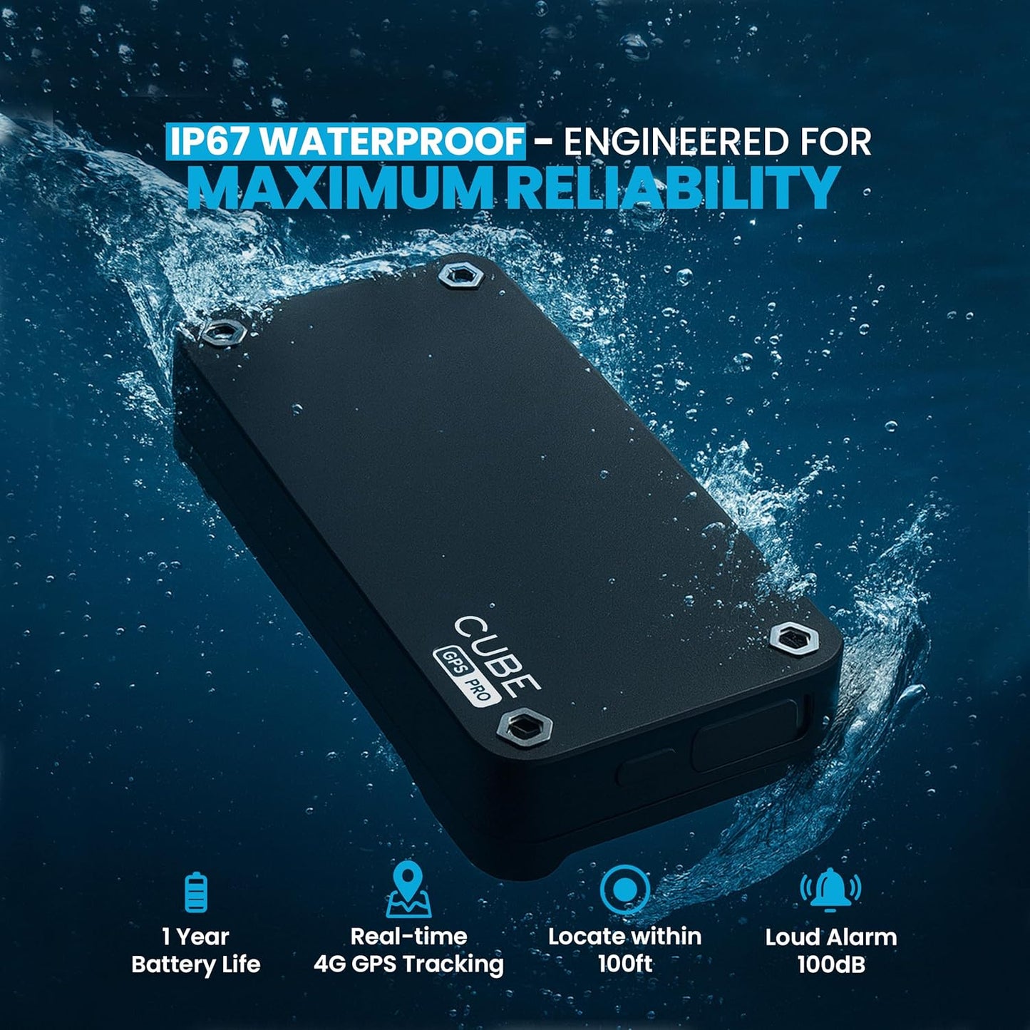 GPS 4G Real-Time Magnetic Vehicle Tracker Anti-Theft encalife