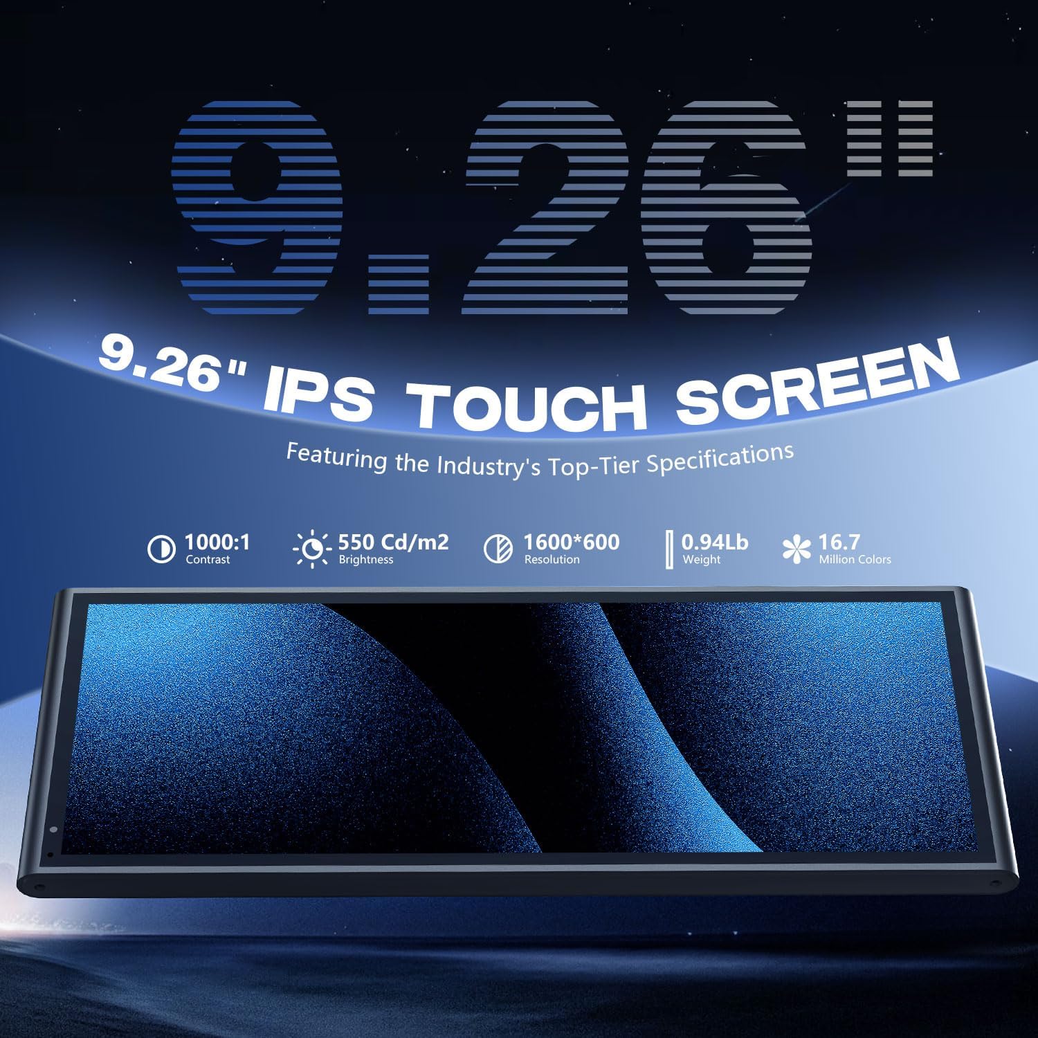 9.26 Inch Wireless Carplay Screen With Backup Camera encalife