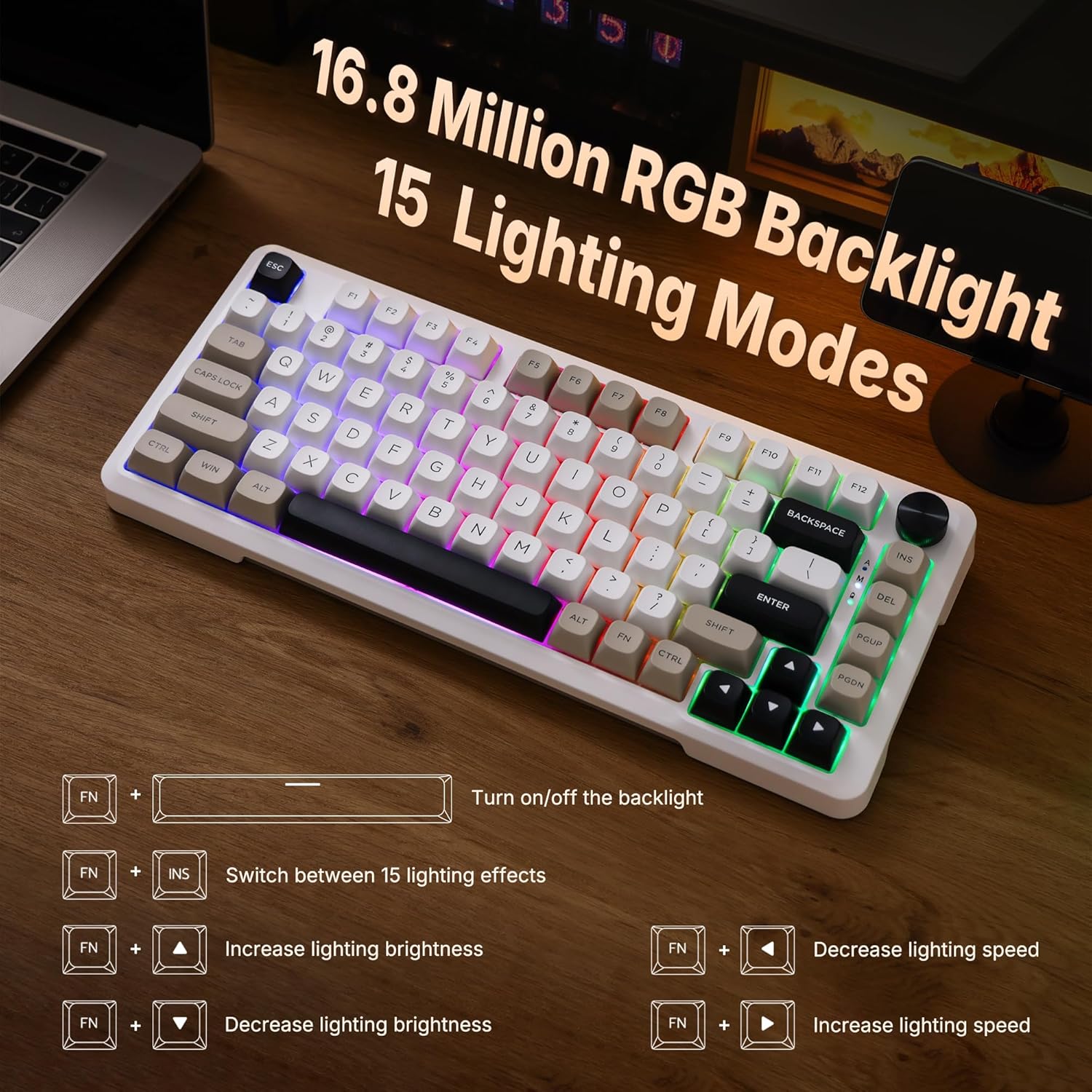 E-YOOSO Z82 75% Wireless Mechanical Keyboard encalife