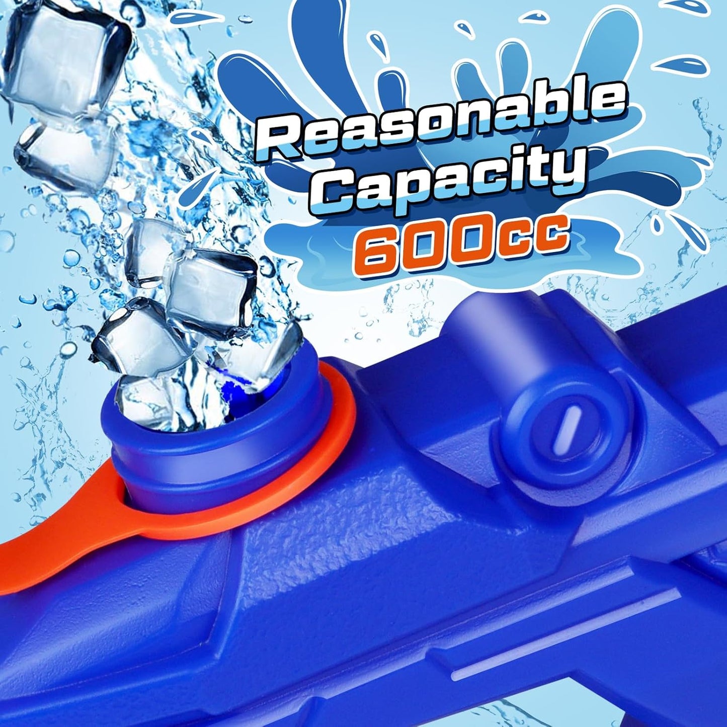 Quanquer 3 Pack Water Guns I 600cc Super Blasters encalife