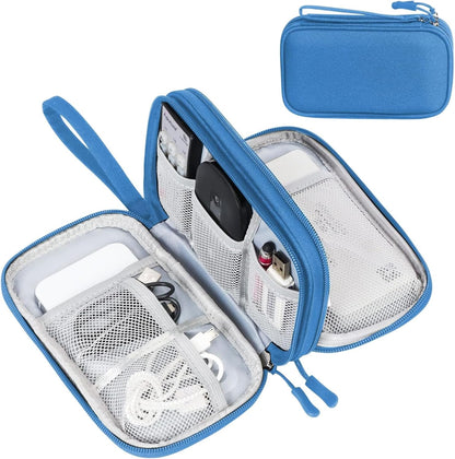 Water-Resistant Travel Tech Organizer for Tangle-Free Essentials encalife
