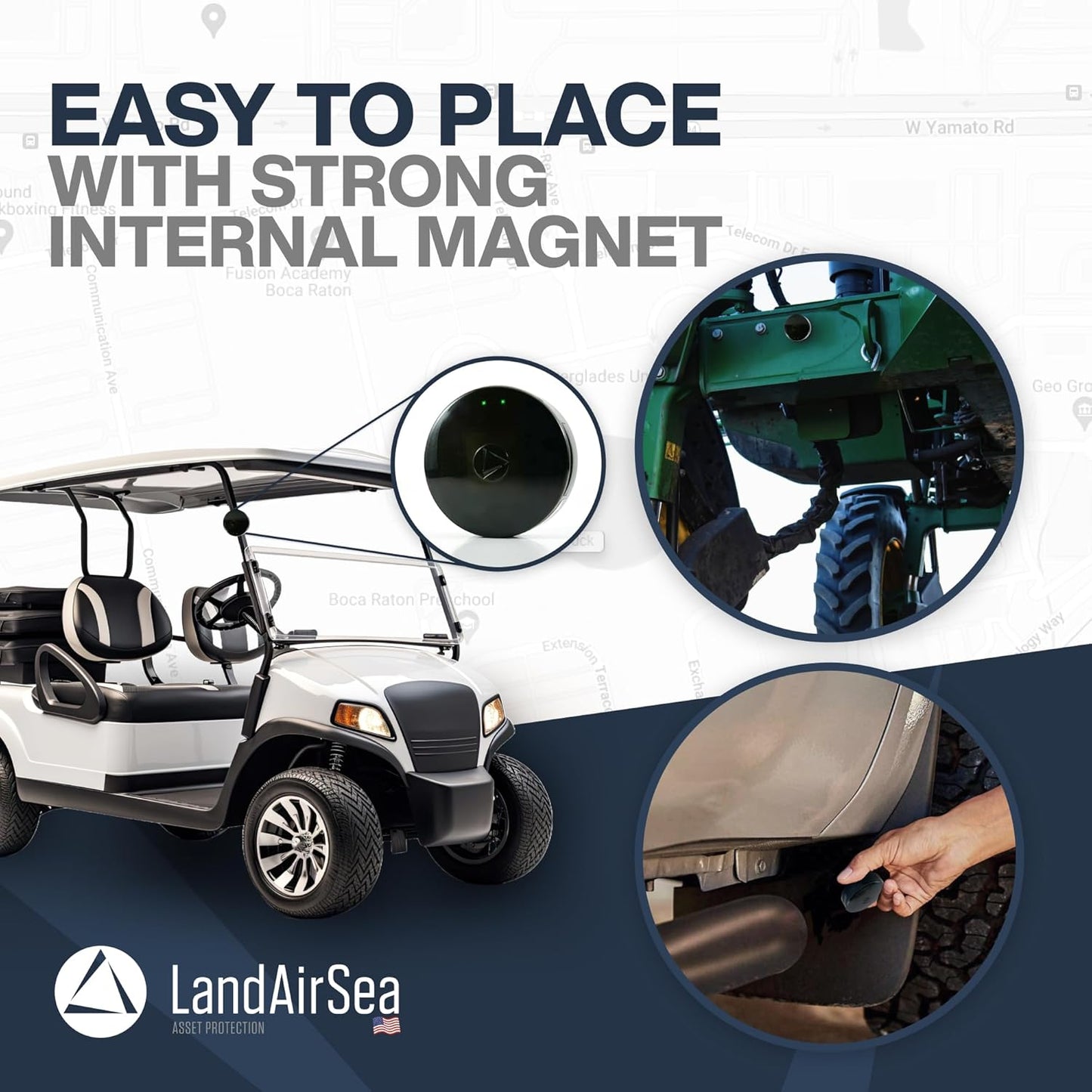 GPS Real-Time Vehicle Tracker Magnetic Anti-Theft Waterproof encalife