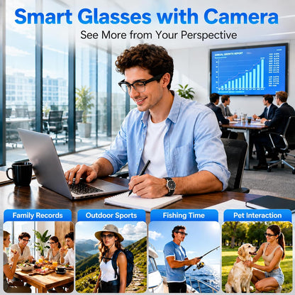 AI Camera Smart Sunglasses encalife