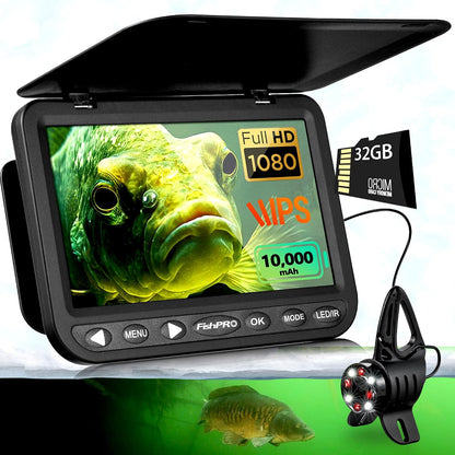 1080P Underwater Fishing Camera Fish Finder Camera encalife